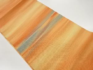 本綴れ横縞模様織出し名古屋帯